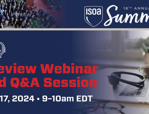 ISOA Summit 2024 Preview Webinar and Q&A